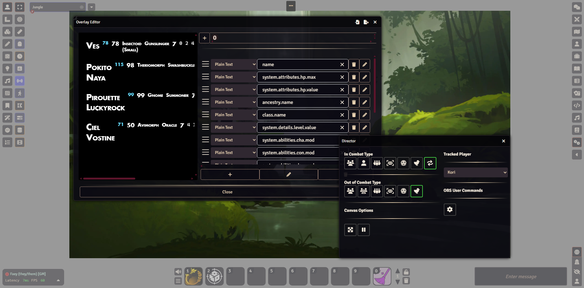 OBS Utils module interface screenshot